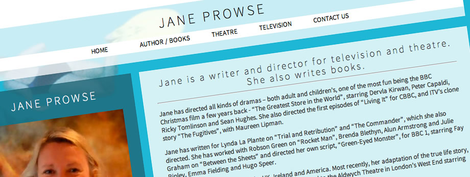 Jane Prowse, Writer and Director